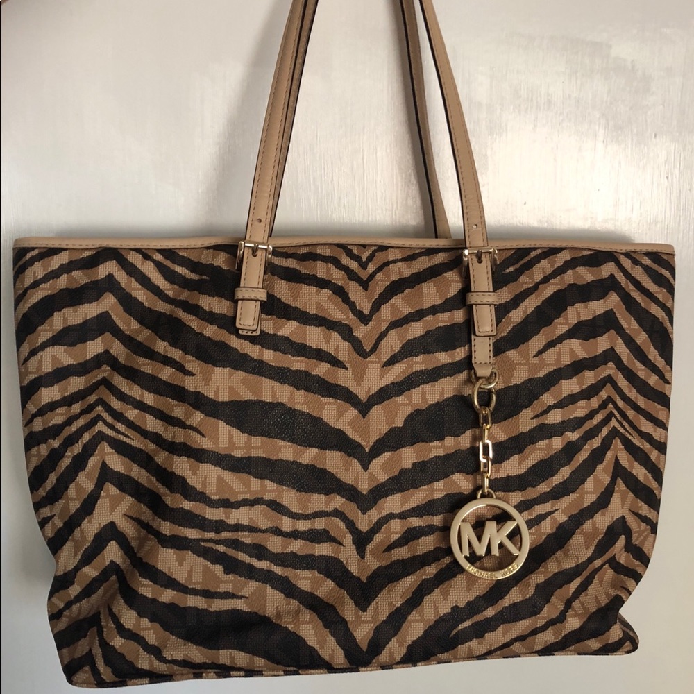 NWOT LSU Michael Kors Large Jet Set Tote